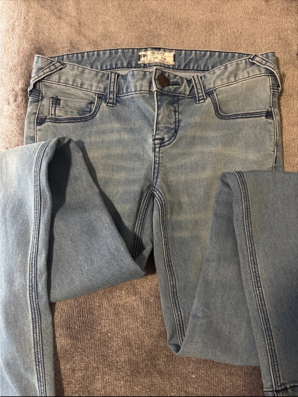 Free People Skinny Jeans-Stretch Denim